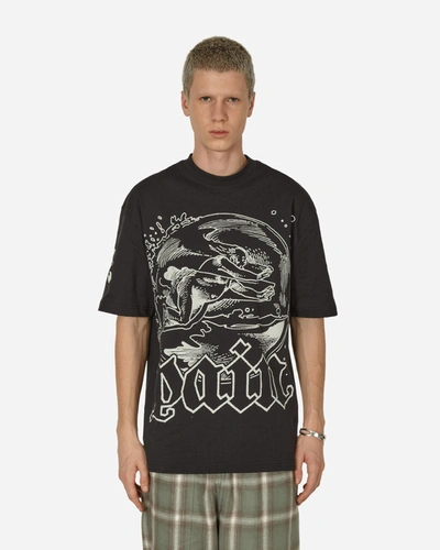 The Trilogy Tapes Man In Bubble With Pain T-shirt In Black