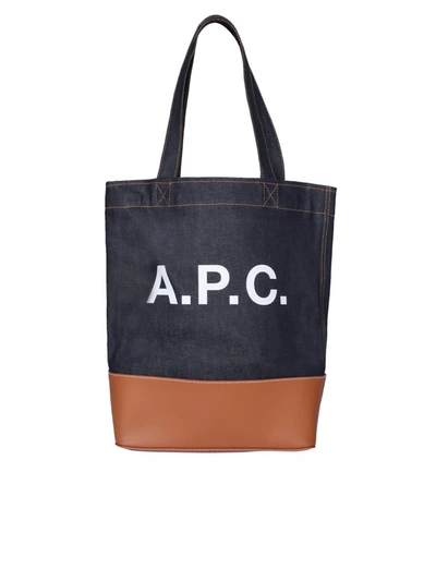 Apc Leather Mules In Blue