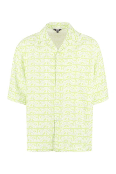 Gcds Printed Short-sleeve Shirt In Multicolor