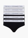 FRENCH CONNECTION 5 PACK FRENCH CONNECTION BRIEFS BLACK/BLACK/WHITE/WHITE/GREY