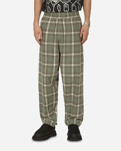 Phingerin Nel Ombre Night Trousers Grey Plaid In Black