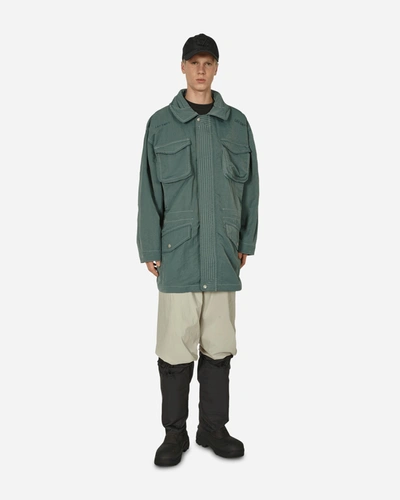 Cav Empt Nylon Field Coat In Green