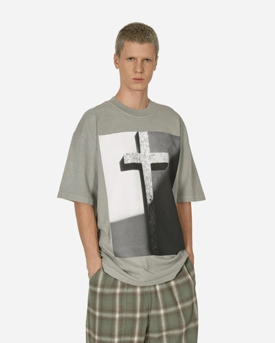 Pleasures Cross T-shirt In Grey