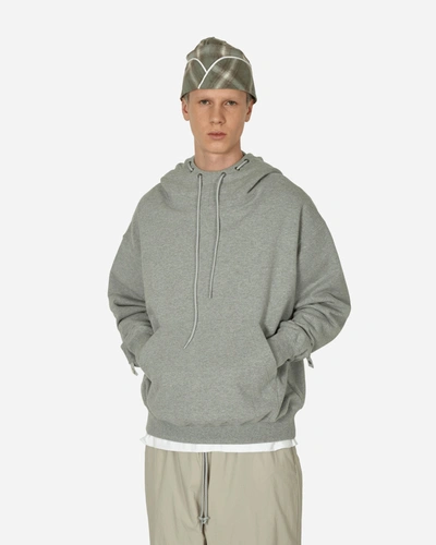 Phingerin String Flash Hoodie Heather Grey In Black