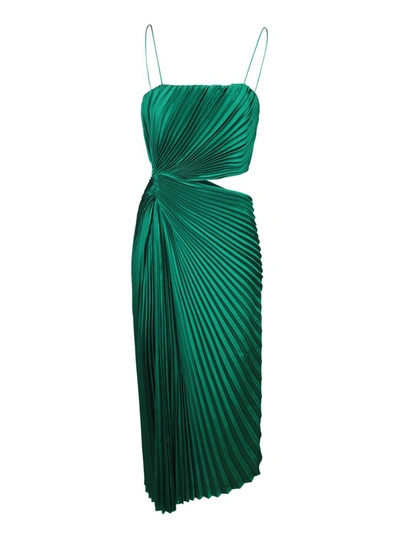 Alice And Olivia Fayeth Emerald Green Dress