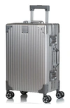 CHAMPS ALUMINUM HARDSIDE SPINNER SUITCASE