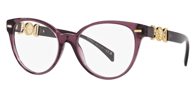 Versace Women's 55 Mm Opticals In Purple