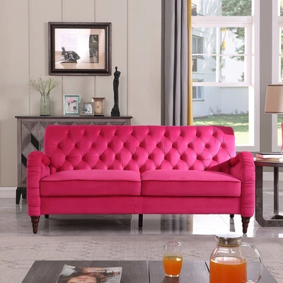 Simplie Fun Sofa In Velvet