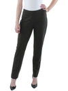 Eileen Fisher Womens Knit High Rise Ankle Pants In Black