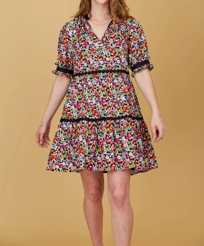 Crosby By Mollie Burch Isabelle Dress In Tea Garden In Multi