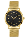 Guess Factory Gold-tone And Black Analog Watch In Gold