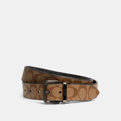 Coach Outlet Roller Buckle Cut To Size Reversible Belt, 38 Mm In Multi