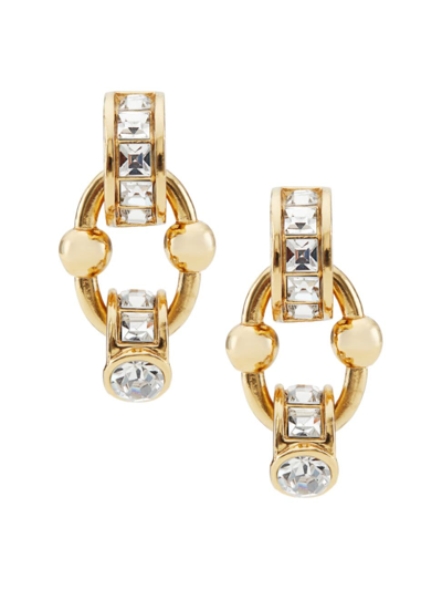 Gas Bijoux Women's Riviere 24k Gold-plate & Crystal Earrings