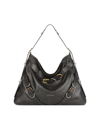GIVENCHY WOMEN'S LARGE VOYOU BOYFRIEND SHOULDER BAG IN AGED LEATHER