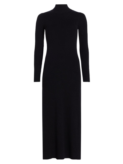 Splendid Women's Tamara Mock Turtleneck Maxi Dress In Black