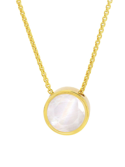 Dean Davidson Knockout Rainbow Moonstone Pendant Necklace In Moonstone Gold
