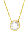 Dean Davidson Women's Signature Knockout Rhodium-plated Quartz Pendant Necklace In Crystal Quartz Gold
