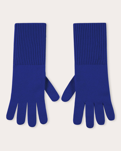 Loop Cashmere Women's Klein Blue Cashmere Gloves