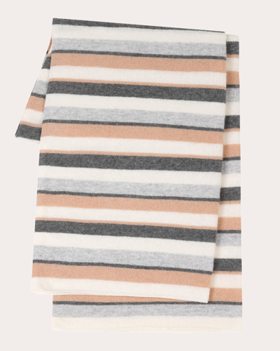 Loop Cashmere Women's Striped Cashmere Lofty Blanket Scarf