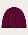 LOOP CASHMERE WOMEN'S BAROLO RED CASHMERE BEANIE