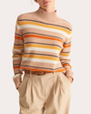 LOOP CASHMERE WOMEN'S CROPPED TURTLENECK SWEATER