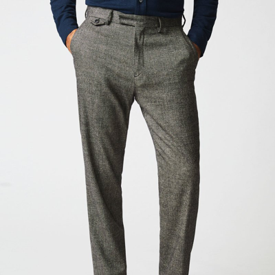 Billy Reid Flat Front Trouser In Gray