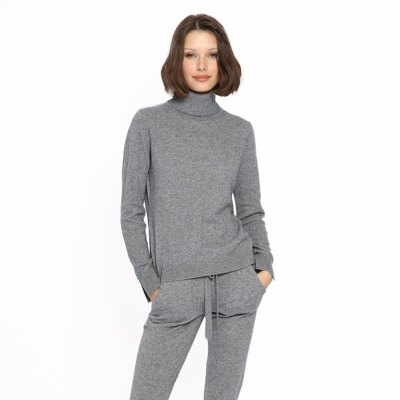 Minnie Rose 100% Cashmere Jogger In Grey