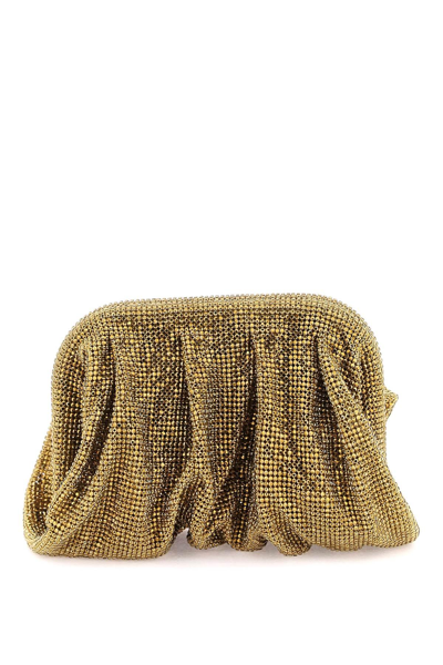 Benedetta Bruzziches Venus La Petite Clutch In Gold