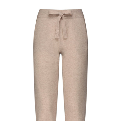 Minnie Rose 100% Cashmere Jogger In Brown