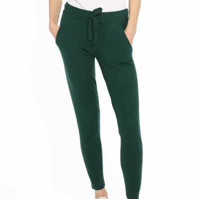 Minnie Rose 100% Cashmere Jogger In Green