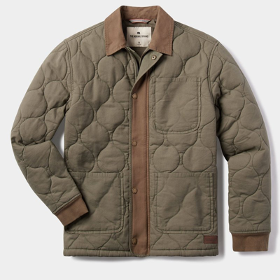 The Normal Brand James Canvas Liner Jacket In Green