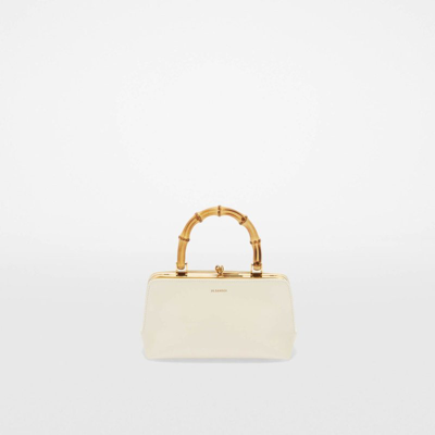 Jil Sander Goji Mini Handbag In White