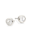 Dean Davidson Women's Signature 22k-gold-plated & Crystal Quartz Small Knockout Stud Earrings In Silver