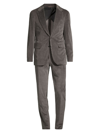 CANALI MEN'S CORDUROY SINGLE-BREASTED SUIT