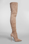 Le Silla Eva 115mm Thigh-high Boots In Beige