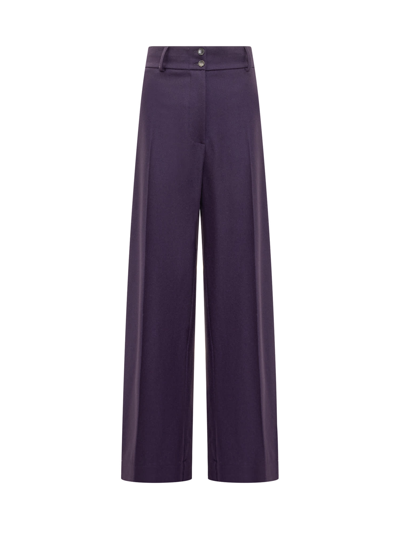 Etro Long Trousers In Viola