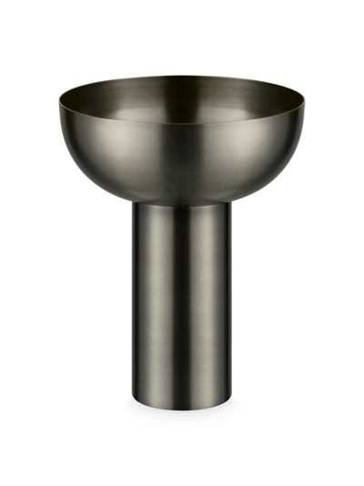 Blomus Miyabi Stainless Steel Vase In Burnt Metal Finish