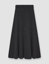 Joseph Midi Skirt In Black