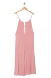 Go Couture Wide Leg Jumpsuit In Mauve