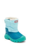 Hunter Kids' Intrepid Snow Boot In Flowing Blue/ Frolicking Blue