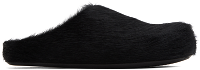 MARNI BLACK FUSSBETT SABOT LOAFERS