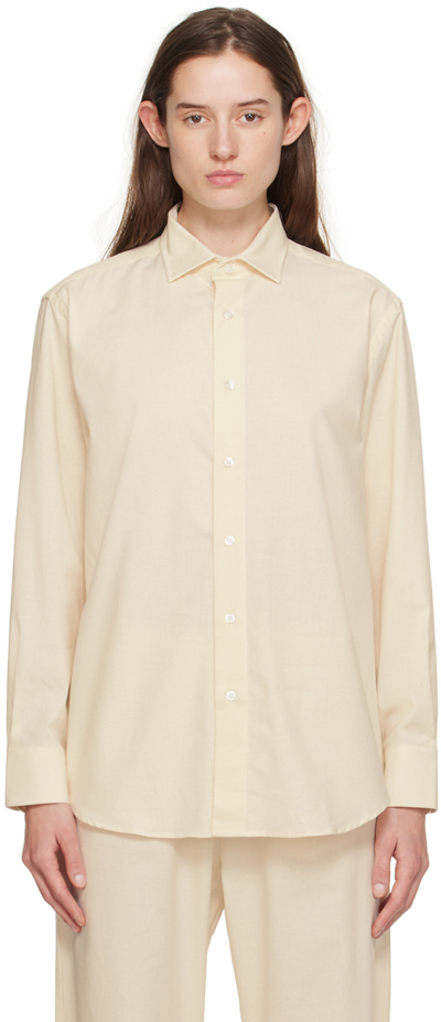 Baserange Off-white Ole Shirt In Undyed