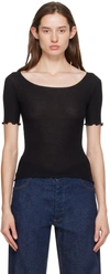 Baserange Black Pama T-shirt In Black