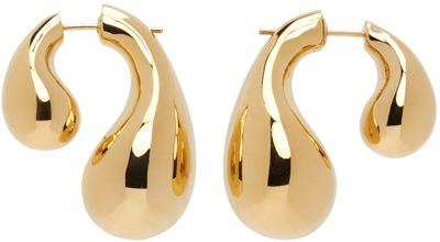 Bottega Veneta Gold Drop Earrings In 8120 Yellow Gold