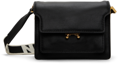 Marni Black Mini Soft Trunk Bag In 00n99 Black