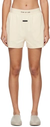 FEAR OF GOD OFF-WHITE 'THE LOUNGE' SHORTS
