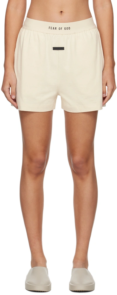 Fear Of God Off-white 'the Lounge' Shorts In 107 Cream