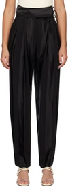 ESSE STUDIOS BLACK MODUS TROUSERS