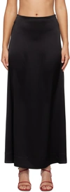 Esse Studios Black Mono Maxi Skirt In Black