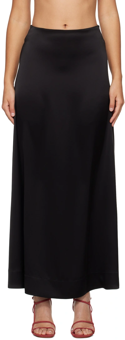 Esse Studios Black Mono Maxi Skirt